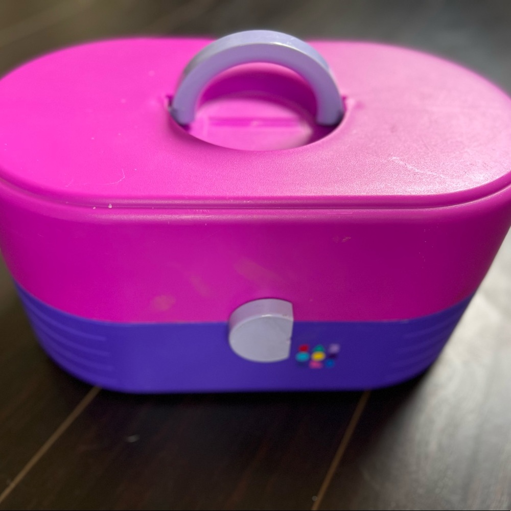 Vintage caboodle storage organizer case